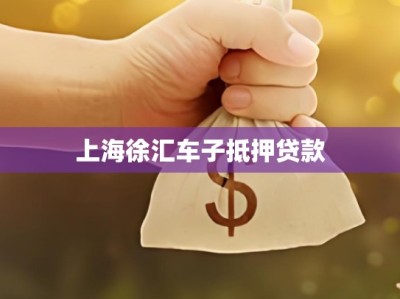 上海徐汇车子抵押贷款