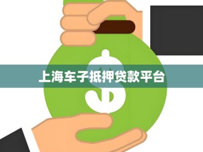 上海车子抵押贷款平台